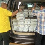 ผอ.อผศ. รับมอบอาหารปรุงสุก 500 กล่อง มอบให้ บุคลากรแพทย์ รพ.ทหารผ่านศึก