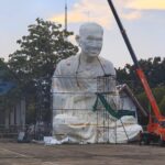 วัดไผ่เหลืองขึ้น แบบ PU โฟม “สมเด็จพระพุฒาจารย์” (โต พรหมรังสี) สูง 14 เมตร