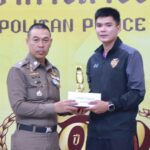 "ผบช.น. มอบโล่รางวัล ผู้ทำประตูสูงสุด-เหรียญพร้อมเงินรางวัล ฟุตบอล MPB CUP 2025