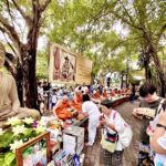ประชาชนทำบุญ วันวิสาขบูชา วัดชลประทานรังสฤษดิ์ บรรยากาศเต็มไปด้วยความสงบ-ศรัทธา
