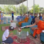 พระโสภณธรรมวงศ์ มอบพระโครงการสร้างพระพุทธรูปมอบ รร. รพ. สถานที่ราชการ