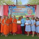 พระโสภณธรรมวงศ์ มอบพระโครงการสร้างพระพุทธรูปมอบ รร. รพ. สถานที่ราชการ