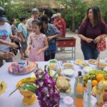 ชาวบ้านร่วมประเพณีโบราณ พิธีสวดบังสุกุล-เผาโลงศพ ไม่พลาดแห่ส่องเลขเด็ดเห็นชัด ลุ้นเสี่ยงโชค