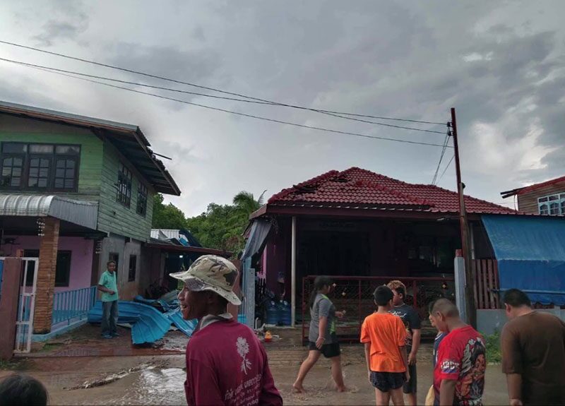 Hailstorm wreaks havoc in Udon Thani, leaving homes damaged | News by Thaiger