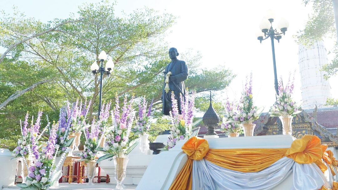 ข่าวสดพระเครื่อง - สมุทรสงครามจัดพิธีบวงสรวง บูรณะโบราณสถานวัดอัมพวันฯ