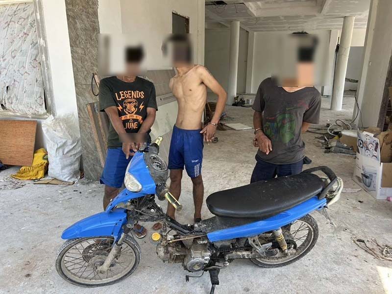 Cha-am theft ring busted, stolen goods used to buy methamphetamine | News by Thaiger