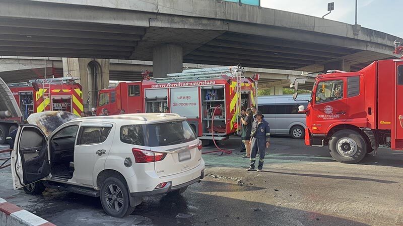 Car catches fire after recent service, insurance confusion resolved | News by Thaiger