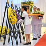 พระบาทสมเด็จพระเจ้าอยู่หัว ทรงพระกรุณาโปรดพระราชทานพระพิธีธรรมสวดพระอภิธรรมพระพรหมเวที