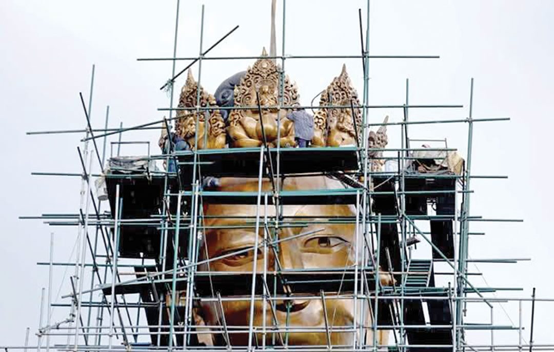 ข่าวสดพระเครื่อง - อัญเชิญ‘พระพุทธเจ้าห้าพระองค์’ เสถียรธรรมสถานหุบเขาโพธิสัตว์