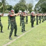 ผบ.มทบ.38 สั่งฝึกทบทวนใช้อาวุธประจำการ สห. กำลังพลอบรมปฐมพยาบาล