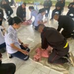 ผบ.มทบ.38 สั่งฝึกทบทวนใช้อาวุธประจำการ สห. กำลังพลอบรมปฐมพยาบาล