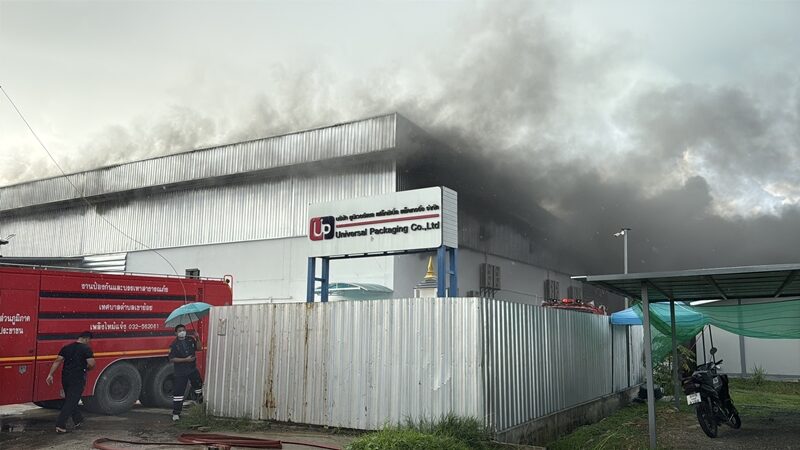 Phetchaburi factory fire causes over 10 million baht damage | News by Thaiger
