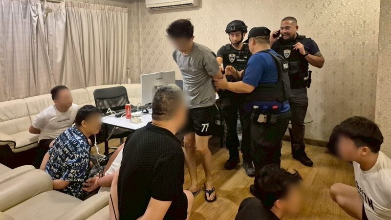 Thai police raid uncovers illegal gambling and ransomware in Chon Buri | News by Thaiger