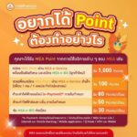 MEA Point ทุก Point มีค่าแลกรับ Rewards ได้
