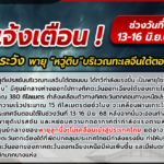 หวู่ติบไม่เข้าไทย แต่ฝนมาแน่! กรมชลฯ สแตนด์บายรับมือ
