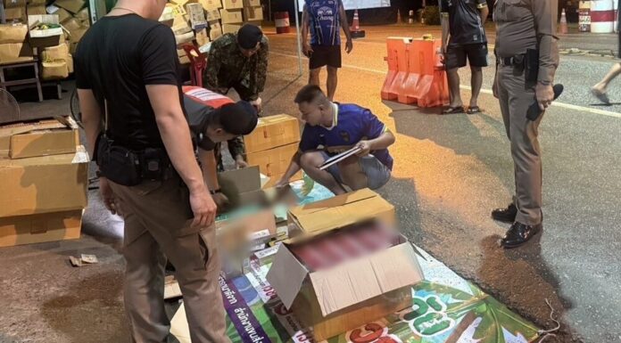 Drivers held for transporting 1,434 boxes of illegal cigarettes | News by Thaiger