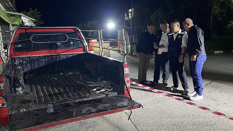 Gunman in delivery uniform kills two in Pathum Thani shooting | News by Thaiger