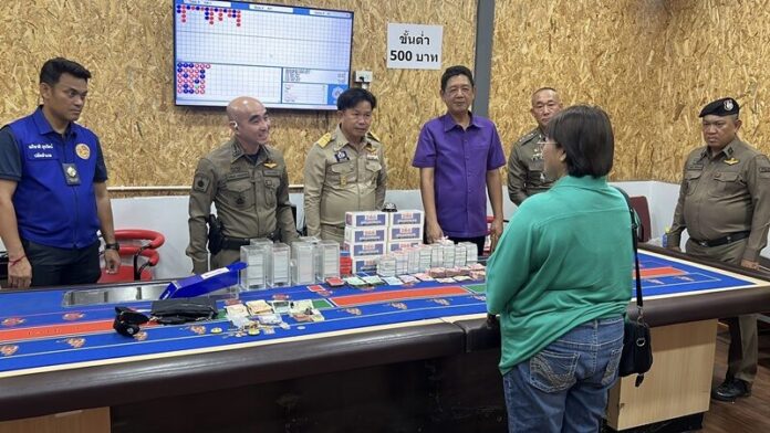 54 arrested in Bang Yai raid on illegal gambling den | News by Thaiger