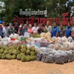 สุดคึกคัก ชาวบ้านแนวหลัง ขนทุเรียนจันท์ มอบให้ ทหารกล้า ด่านหน้า ปกป้องปราสาทตาเมืองธม