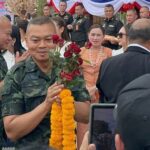 แม่ทัพภาค 2 ถวายพระพุทธรูปปางชนะมาร ลั่นรักษาอธิปไตยชาติเต็มกำลัง แจงสั่งปิด2ด่าน