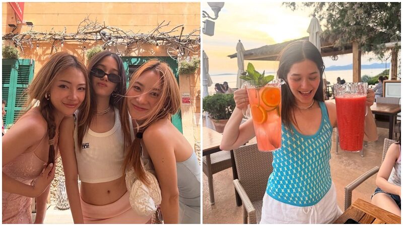 วี วิโอเลต หลุดขำกลางกอง ทำงานร่วม เก้า - คอนเทนต์วิ่งเข้าหา กระเป๋าหาย 2 รอบที่สเปน
