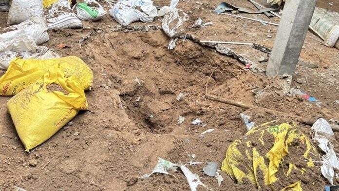 EOD Police destroy BM-21 rocket embedded under Buriram house | News by Thaiger