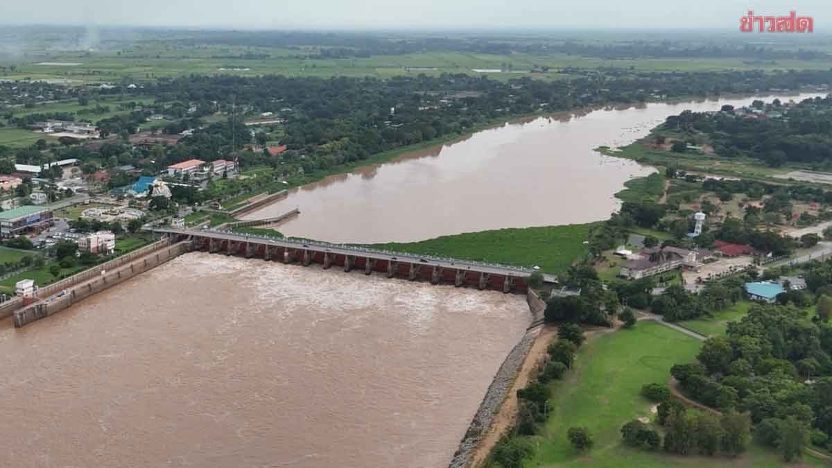 .กรมชล จับตาสถานการณ์น้ำยม - น่านหลัง 