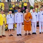 สมเด็จธงชัย สวดมนต์ถวาย ในหลวง ร.10 รมต.สุชาติ - ดร.มหานิยม ร่วมบุญใหญ่ พุทธมณฑล