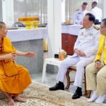 สมเด็จธงชัย สวดมนต์ถวาย ในหลวง ร.10 รมต.สุชาติ - ดร.มหานิยม ร่วมบุญใหญ่ พุทธมณฑล