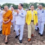 สมเด็จธงชัย สวดมนต์ถวาย ในหลวง ร.10 รมต.สุชาติ - ดร.มหานิยม ร่วมบุญใหญ่ พุทธมณฑล