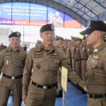 ผบช.น. เปิดพิธีเปิดโครงการประกวดการฝึกระเบียบแถว-ยุทธวิธีตำรวจ 753 นาย ที่สน.สายไหม