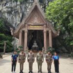ตำรวจท่องเที่ยวลพบุรี นำกำลังออกดูแลความปลอดภัยนักท่องเที่ยว