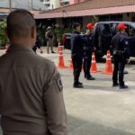 ผบช.น. เปิดพิธีเปิดโครงการประกวดการฝึกระเบียบแถว-ยุทธวิธีตำรวจ 753 นาย ที่สน.สายไหม