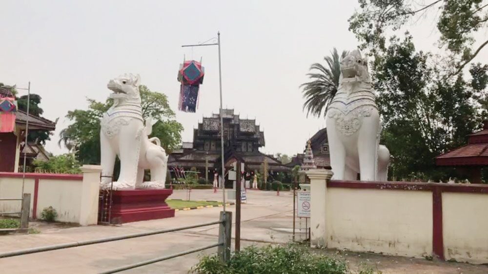 เที่ยววัด-วันหยุด - ชมความสวยงาม‘วัดนันตาราม’ วิหารไม้สักทองศิลปะไทย-พม่า