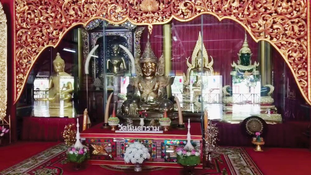 เที่ยววัด-วันหยุด - ชมความสวยงาม‘วัดนันตาราม’ วิหารไม้สักทองศิลปะไทย-พม่า
