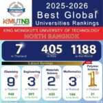 มจพ. คว้าอันดับ 1 ของไทยในสาขา Polymer Science จากการจัดอันดับมหา’ลัยที่ดีที่สุดของโลก