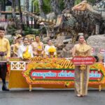สวนนงนุชฯ จัดช้าง 73 เชือก แปรขบวนเทิดไท้องค์ราชัน สุดตระการตา 