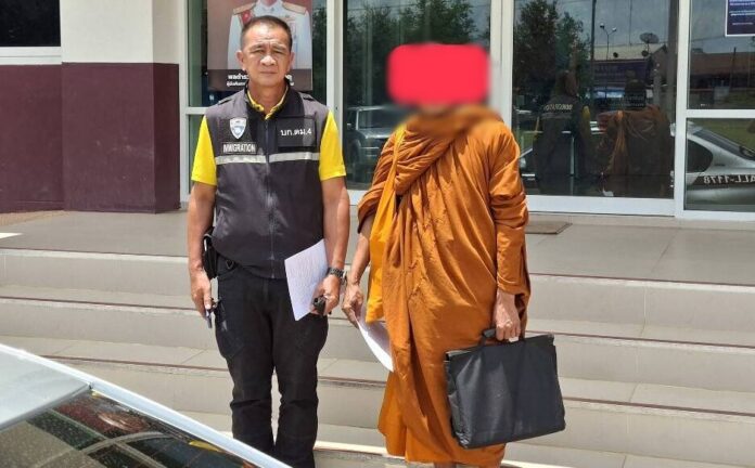 Cambodian monk arrested for illegal stay in Thailand | News by Thaiger