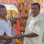 ฮือฮา เลขหางประทัด ปิดทอง-บวงสรวง 'หลวงพ่อพุทธวิมายะ' ชาวบ้านแห่ส่อง เห็นชัด เล็งเสี่ยงโชค