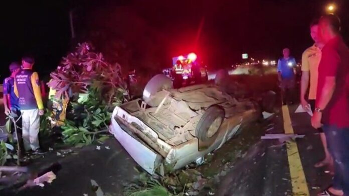 Former traffic officer survives horrific crash thanks to amulet | News by Thaiger