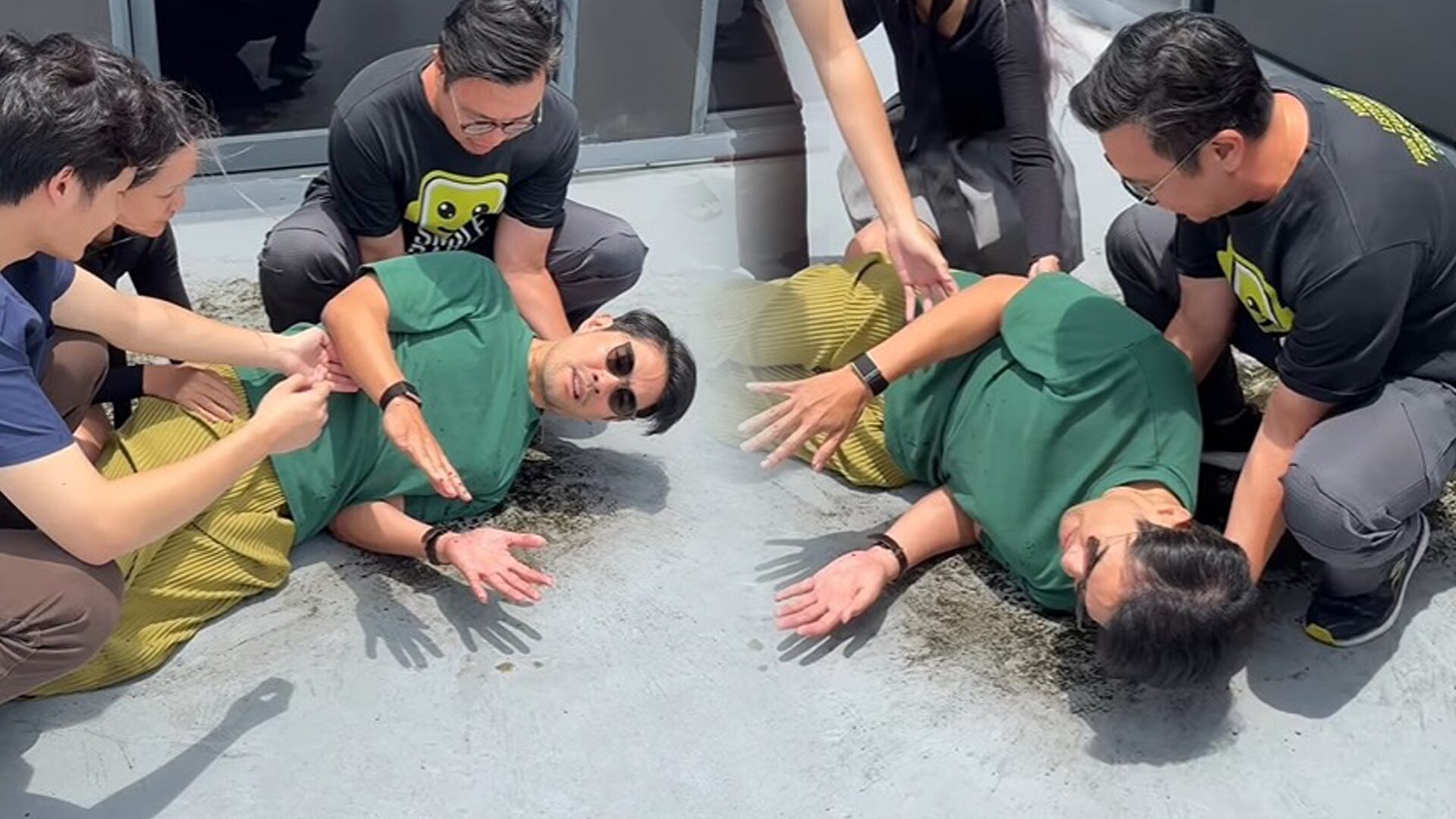 .เปิดคลิปนาทีช็อก! วู้ดดี้ วุฒิธร ลื่นล้มบนดาดฟ้า ทีมงานช่วยทัน แฟนๆ แห่ส่งกำลังใจเต็มโซเชียล.