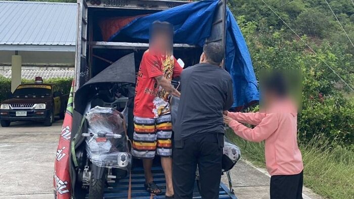 Couple arrested transporting stolen motorcycles to southern border | News by Thaiger
