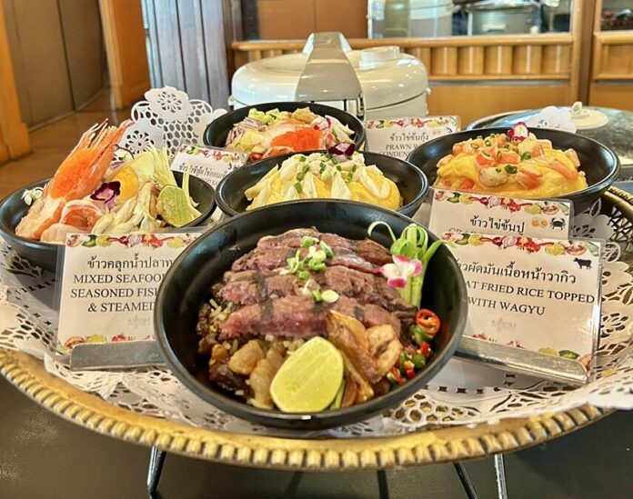 ใบหยกบุฟเฟต์ จัดหนักอีก เป็ดปักกิ่ง-หมูหัน-ซีฟู้ด แบงก์เทามีทอน