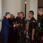 ทบ. ต้อนรับประธานคณะเสนาธิการร่วม กองทัพสหรัฐฯ สานความร่วมมือความมั่นคง