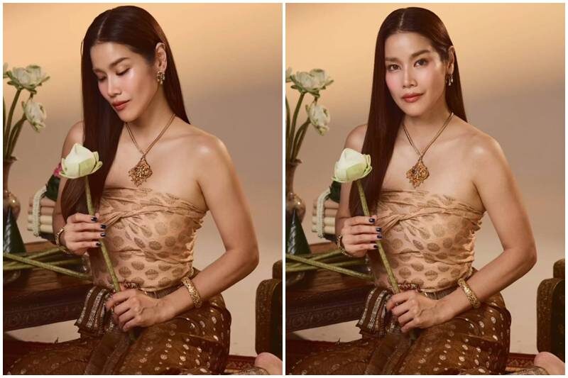 กบ พิมลรัตน์ สวมชุดไทย งดงาม ครบรอบ 24 ปี สุริโยไท