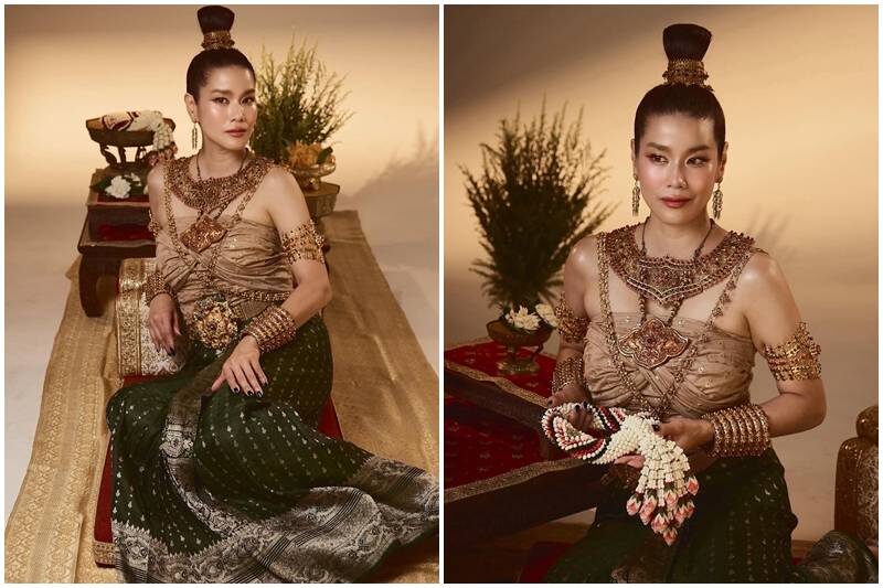 กบ พิมลรัตน์ สวมชุดไทย งดงาม ครบรอบ 24 ปี สุริโยไท