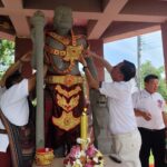 แห่ร่วมพิธี ถวายเครื่องสักการะบูชา พระเจ้าชัยวรมันที่7 ทำบุญอุทิศกุศล ดวงวิญญาณทหารกล้า ปกป้องชาติ