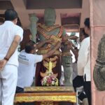 แห่ร่วมพิธี ถวายเครื่องสักการะบูชา พระเจ้าชัยวรมันที่7 ทำบุญอุทิศกุศล ดวงวิญญาณทหารกล้า ปกป้องชาติ