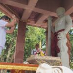 แห่ร่วมพิธี ถวายเครื่องสักการะบูชา พระเจ้าชัยวรมันที่7 ทำบุญอุทิศกุศล ดวงวิญญาณทหารกล้า ปกป้องชาติ