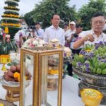 ฤกษ์ดี 8 เดือน 8 วางศิลาฤกษ์ ศาลหลักเมืองอุตรดิตถ์ 111 ปี แห่ส่องเลขมงคลเห็นชัด เล็งเสี่ยงโชค
